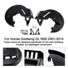 2001-2015 Honda Goldwing and Goldwing Tour models Front Brake Disc Rotor Covers Matte Black Generic