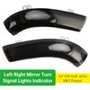 2009-2010 Seat Alhambra Pair Side Mirror Indicator Turn Signal Light 1K0949101 Smoke Generic