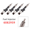 4Pcs Fuel Injector For Caterpillar CAT C3.3B 257D 277D 287D 259D 289D 6082959