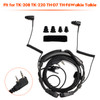 K-Head Binaural Telescopic Throat Mic Headset for TK-208 TK-220 TH-D7 TH-F6