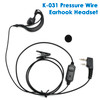 K-031 Pressure Wire Earhook Headset For TK-208 TH-D7 RPU416A KG-UVD1 TG-K4AT