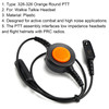 328-326 Orange Round PTT For GP140 GP320 MTX850 MTX900 PR860 PRO5150 PRO5350
