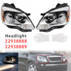2007-2012 GMC Acadia Left+Right HID Headlight 22938888 22938889 Generic