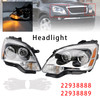 2007-2012 GMC Acadia Left+Right HID Headlight 22938888 22938889 Generic
