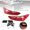 2016-2021 Toyota Camry Sedan 4DR Left+ Right Red Rear LED Brake Tail Lights Generic
