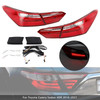 2016-2021 Toyota Camry Sedan 4DR Left+ Right Red Rear LED Brake Tail Lights Generic