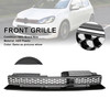 2010-2014 Volkswagen Golf MK6 GTI Style Front High Bar Black Chrome Trim Grille 5K0-853-651-AL-QWA Generic