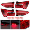 2019-2023 Audi A6 C8 4PCS Left Right Outer Inner LED Tail Light Assembly 4KD945093 4K5945093 Generic