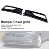 2016-2019 VW Passat B8 2PCS Fog Light Lamp Grille Cover 561854661M Gloss Black Generic