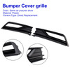 2016-2019 VW Passat B8 2PCS Fog Light Lamp Grille Cover 561854661M Gloss Black Generic