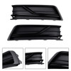 2016-2019 VW Passat B8 2PCS Front Left and Right Side Fog Light Cover Gloss Black Generic