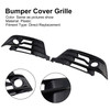 2016-2019 Audi Q7 S-line 2PCS Front Bumper Fog Light Grille Cover 4M0807681E Generic