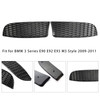 2009-2011 BMW 3 Series E90 E92 E93 M3 Style Front Bumper Fog Light Grille Black Generic