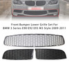 Front Bumper Lower Grille Set For BMW 3 Series E90 E92 E93 M3 2009-2011