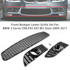Front Bumper Lower Grille Set For BMW 3 Series E90 E92 E93 M3 Style 2009-2011
