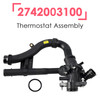 2015-2019 Mercedes Benz W205 W212 M274 C300 E300 Thermostat Assembly 2742003100 Generic