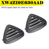 2000-2002 Lincoln LS 2PCS Upper Dash AC Heat Air Vent Black XW4Z19E630AAD Generic