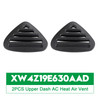 2000-2002 Lincoln LS 2PCS Upper Dash AC Heat Air Vent Black XW4Z19E630AAD Generic