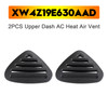 2002 Ford Thunderbird 2PCS Upper Dash AC Heat Air Vent Black XW4Z19E630AAD Generic