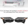 2018-2023 Land Range Rover Velar Front Left+Right LED Headlight LR109022 LR109021 Generic