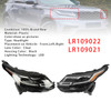 2018-2023 Land Range Rover Velar Front Left+Right LED Headlight LR109022 LR109021 Generic
