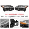 2018-2023 Land Range Rover Velar Front Left+Right LED Headlight LR109022 LR109021 Generic