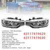 2016-2019 BMW 3 Series F30 320i 330i 340i Left+Right LED Headlight 63117419629 63117419630 Generic