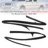 1998-2005 Nissan Frontier 2PCS Door Glass Run Rubbers 80331-2S400+80330-2S400 Generic