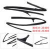 1998-2005 Nissan Frontier 2PCS Door Glass Run Rubbers 80331-2S400+80330-2S400 Generic