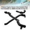1994-2009 BMW E46 E83 X3 E53 X5 2*Water Engine Heater Inlet Coolant Pipe 11537502000 Generic