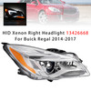 2014-2017 Buick Regal HID Xenon Right Headlight 13426668 Generic