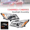 2014-2017 Buick Regal Halogen Left+Right Headlight 13409902 13409903 Generic