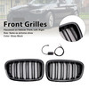 2012-2014 BMW 1 Series F20 F21 2PCS Front Bumper Kidney Grille Generic