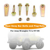 1997-2006 Jeep Wrangler TJ LJ Rear Sway Bar Bolts and Flag Nuts Generic