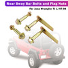 1997-2006 Jeep Wrangler TJ LJ Rear Sway Bar Bolts and Flag Nuts Generic