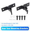 1987-1995 Jeep Wrangler YJ Rear Seat Mounting Brackets Fold and Tumble Generic