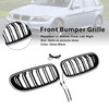 2009-2011 BMW 3 Series E90/E91 Double Rib Front Kidney Grille Gloss Black Generic