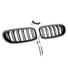 2009-2011 BMW 3 Series E90/E91 Double Rib Front Kidney Grille Gloss Black Generic