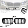 2010-2014 BMW X3/X4 F25/F26 Front Bumper Kidney Grille Gloss Black Generic