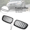2007-2014 BMW X5 X6 Front Bumper Kidney Grille Gloss Black Generic