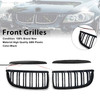 2004-2007 BMW 3 Series E90 320i 323i 328i 335i Front Kidney Double Slat Grille Black Generic