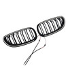 2004-2009 BMW E60 E61 520i 530i 2PCS Glossy Black Front Sport Kidney Grille Generic