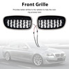 2009-2017 BMW 5-Series F10 F11 Kidney Bumper Grille Gloss Black Generic
