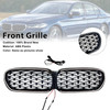 2021-2024 BMW 5 Series G30 G31 G38 Diamond Front Kidney Grille With Camera Hole Generic