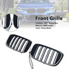 2018-2021 BMW X3 X4 Front Kidney Mesh Grille Gloss Black Generic