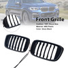 2018-2021 BMW X3 X4 Front Kidney Grille Gloss Black Generic