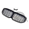 2019-2024 BMW 1 Series F40 Diamond Front Kidney Grille Gloss Black Generic