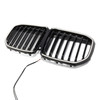 2019-2022 BMW X7 G07 Single Slat Gloss Black Front Kidney Grille Generic
