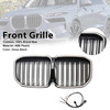 2019-2022 BMW X7 G07 Double Slat Gloss Black Front Kidney Grille Generic
