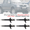 Mitsubishi L200 2.5 4D56 Triton 4Pcs Fuel Injector 1465A297 095000-7490 Generic